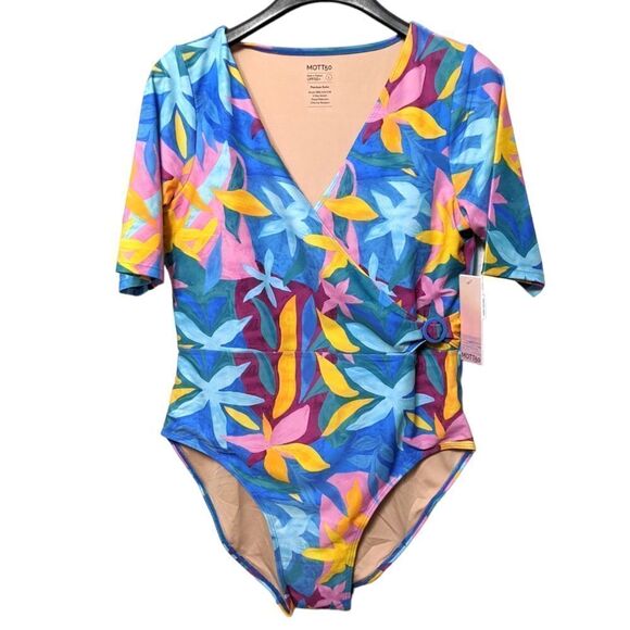 NWT MOTT50 Mia Golden Hour One Piece UPF50+ Swimsuit L - Picture 2 of 8